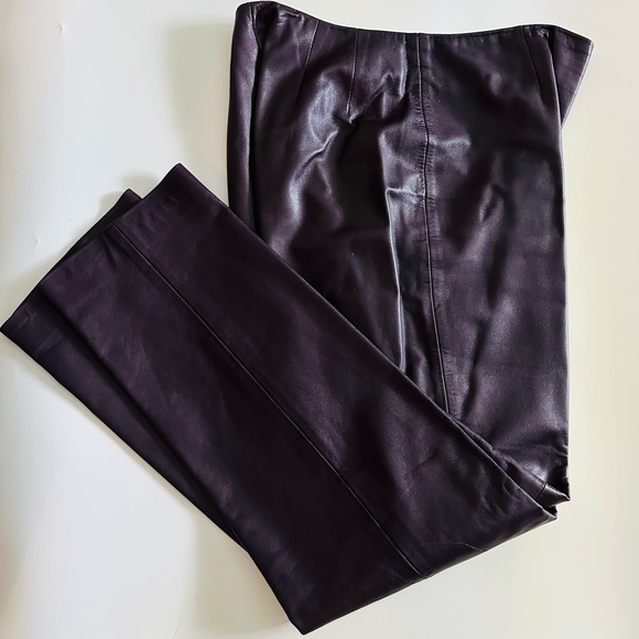 Dana Buchman Women's Straight Leg Jeans - Dark Purple - Picture 4 of 4